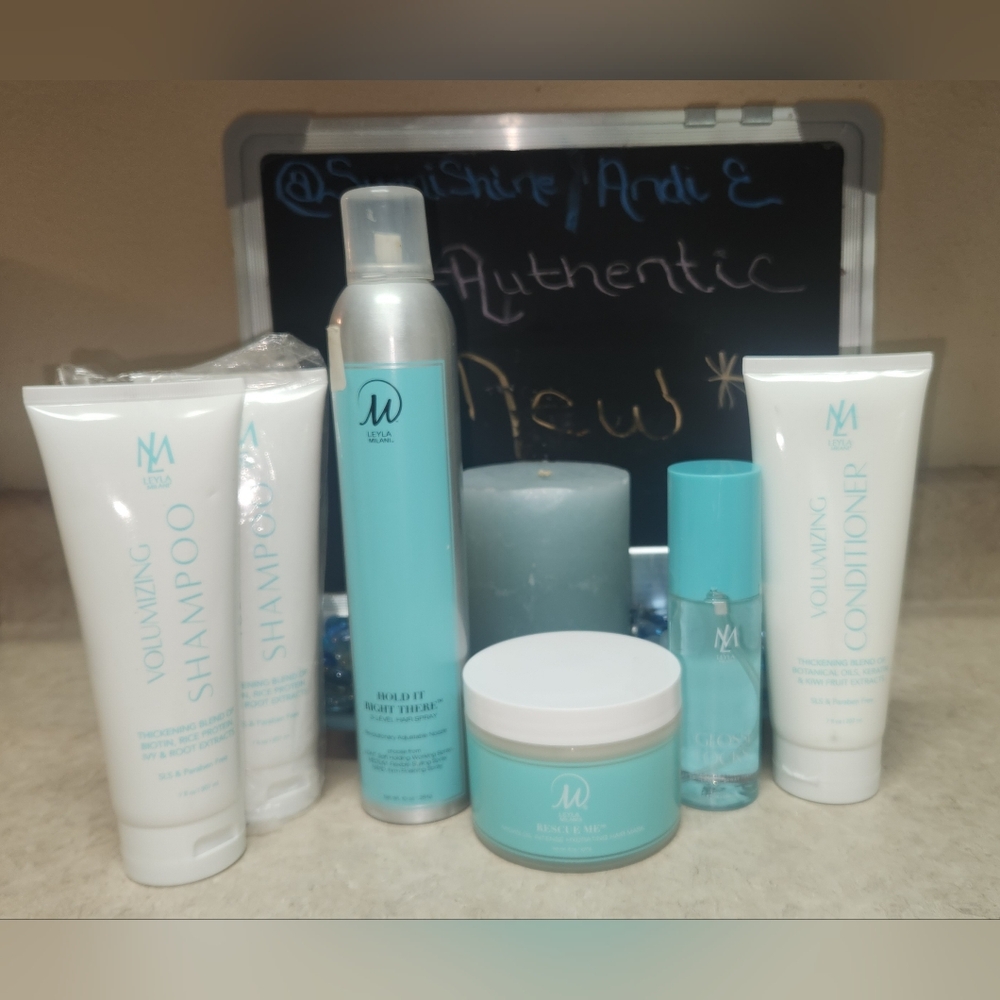 LEYLA MILANI Volumizing Shampoo,  Conditioner & Style Bundle, 6-PC ~ NEW